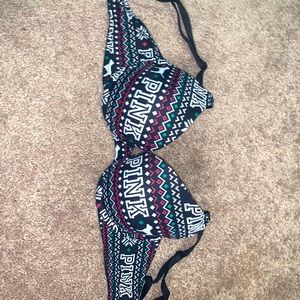 Pink Victoria secret push up bra